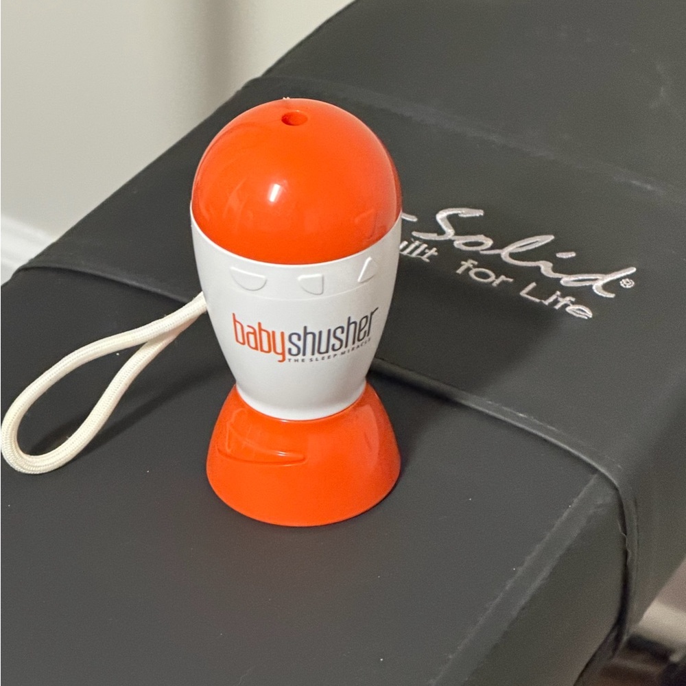 Baby Shusher Portable Sleep Sound Machine - Orange & White